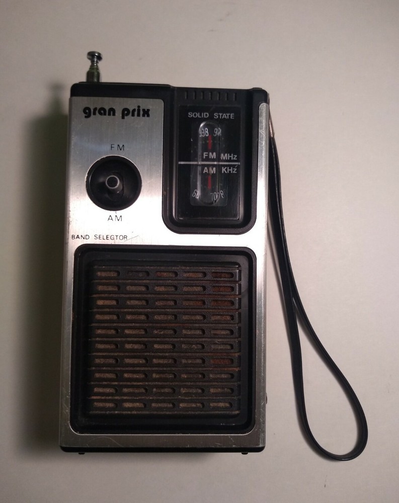 Vintage Gran Prix AM FM Pocket Radio Model PFM-88 – WORKS – Hong Kong