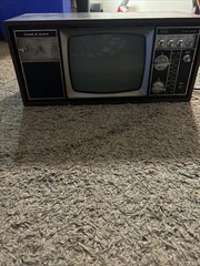 Vintage 1969 Sears Radio And Clock Television Set “Not Working”