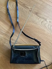 VTG Panasonic Radio(Matsushita) with adapter, strap, case. plz read
