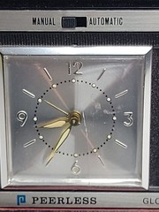 Peerless Globe-Trotter Clock / AM Radio Vintage