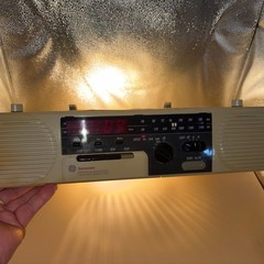 GE Spacemaker VTG AM FM Radio Cassette Player Model 7-4285A Under Counter Light