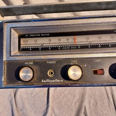 Hallicrafters WR 3000 6 Band Solid State Portable Receiver Radio PARTS ONLY