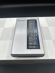 Vintage Panasonic RF-444 Portable AM FM Radio Parts No Headphones Silver