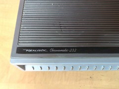 Vintage Silver Realistic Chronomatic 232 Alarm Clock Radio AM FM Tested Working