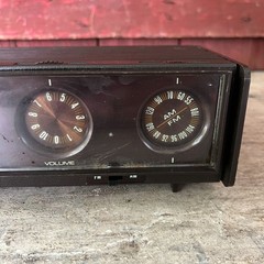 Radio Only – Vintage Midland Flip Clock AM/FM Radio Model 11-388 Brown
