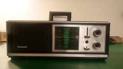 REAL 1972 Panasonic RE-7273 FM AM 3-Band Table Radio Working RETRO VINTAGE WOOD