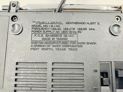 Weatheradio Weather Alert Radio Realistic RadioModel 12-140 Vintage, Tested