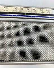 Vintage Panasonic Radio AM FM 2-Band Receiver Model RF 538A Black AC Plug