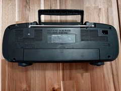 Vintage Sound Design Cassette Player AM/FM Stereo Radio Boombox Black