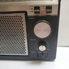 SONY TFM-7720W FM/AM 2 Band Receiver Portable Radio AC/Battery Tested & Working