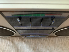 Vintage Panasonic Radio RX-5050 Cassette Boombox AM/FM Stereo Works No Cord Read