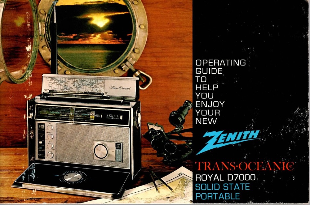 Zenith Transoceanic D7000Y User Manual (Reprint)