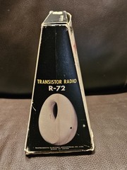 Panasonic Toot-A-Loop Transistor Radio R-72 Blue Beautiful Condition Box