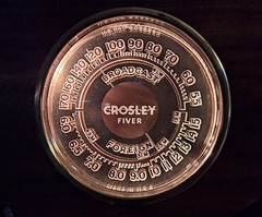 Old Antique Wood Crosley Fiver 517 Vintage Tube Radio -Restored Working Tabletop