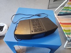 Vintage Zenith Clock Radio AM/FM/TV/Weather/ CD Player Z213W, REMOTE, Works ✅