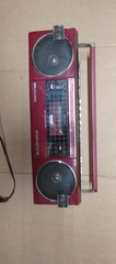 Vintage Radio Retro 1980&rsquo;s Sears Roebuck Co SR-3000 Series Red Boombox Cassette!
