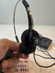 Sanyo RP-66 Vintage AM/FM Pocket Radio Bundle Headphones Parts Repair As Is