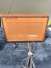 Vintage Sony ICF-9740W FM/AM Table Radio Simulated Wood Cabinet