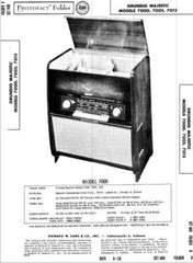 1957-1958 Grundig Majestic 7000 Radio/Phono Receiver Vintage Wood Crafted