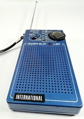 International NL-333 AM/FM Pocket Receiver Radio Hong Kong Tested Vintage