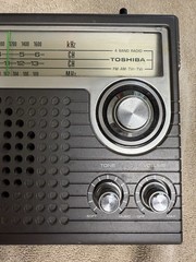 Vintage Toshiba 4 Band Radio Model RP-1540M– Works