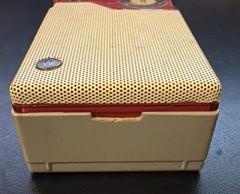 Vintage Hitachi Transistor 6, Model TH-666, Radio, Tested, Japan, with Case