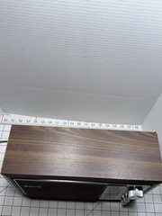 Vintage SONY AM/FM Desktop Radio ICF-9740W Wood Grain Tested Working