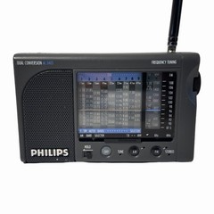 Phillips AE 3405 Dual Conversion World Short Wave Synthesized Receiver Working