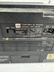 Vintage Toshiba Solid State Radio RP-737F Made in Japan Untested