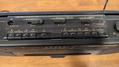 Vintage SoundDesign Cassette Player AM/FM Stereo Radio Boombox 4749BLK Tested