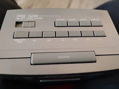 Radio Shack Vintage AM FM Radio Alarm Speaker Clock Tested Nostalgiacore
