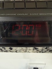 Vtg. General Electric 7-4966A Alarm Clock Cassette Player W/Record Am /Fm Works