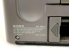 Sony ICF-SW77 World Band Vintage Radio FM TESTED Used from JAPAN
