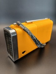 Vintage Philco Ford R131 AM/FM Solid State Portable Radio YELLOW Taiwan RARE