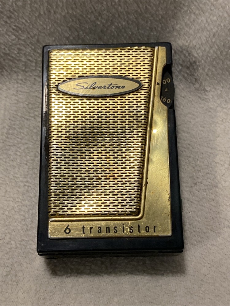 Silvertone 6 Transistor Radio Model 2202 Untested Parts Only