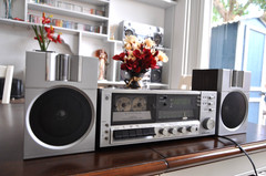 Vintage Emerson MM-785 Radio Cassette Player Clock Stereo