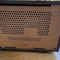 Motorola AM/FM Vintage Tabletop Radio Woodgrain Wood Cabinet
