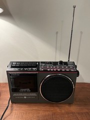 Vtg General Electric GE Model 3-5233B AM/FM Stereo Radio/Cassette Recorder WORKS