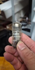 Germany Weimar 5350b Tube radio 1950s, Single End EL84