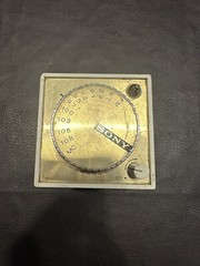 1969 Vintage Sony TFM-1837W 8 Transistor FM Radio D3 Cube White UNTESTED