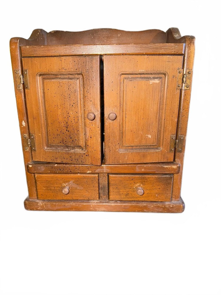 Vintage Guild Spice Chest Radio 484 Wooden Cabinet Original Paperwork UNTESTED