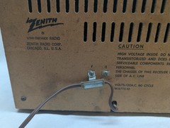 VTG Zenith Mid Century Solid State FM AM Radio Dial Tuner Z426W