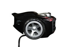 Hot Wheels Car Alarm Clock AM/FM Radio HW800 Engine Night Light From Mattel