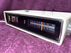 Detson Solid State Model Cr-7 Flip Clock Radio Alarm AM FM Vintage Restored Rare