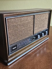 Vintage RCA FM/AM Radio Model RVC 742W Walnut Japan Works Great