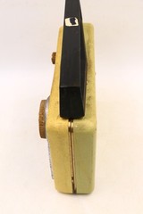 Motorola Yellow Portable Radio With Rotating Handle Antenna Model 5p32Y