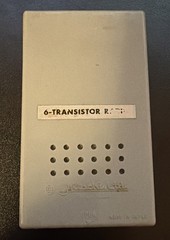 Vintage Hitachi Transistor 6, Model TH-666, Radio, Tested, Japan, with Case