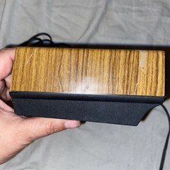 Vintage General Electric Alarm Clock Radio Model 7-4625c Faux Wood Grain Retro