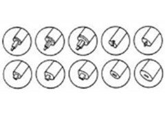 PHILMORE 63-910 CB HAM RADIO TV ALIGNMENT POT TRIMMER TOOL SET KIT 10 PCS