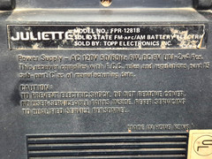Vtg RARE Juliette / Topp FPR-1281 AM/FM Solid State Radio, Hong Kong – Tested